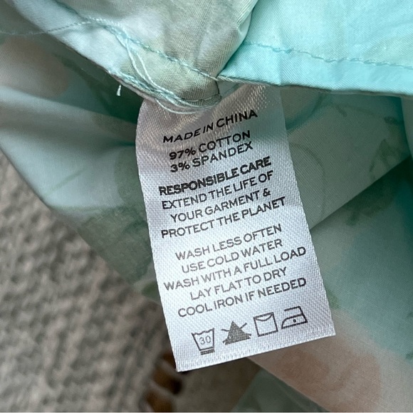 Hill House The Elizabeth Blue Roses Nap Mini Dress Women’s Size 2XL - Picture 9 of 9